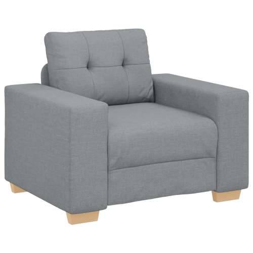 set sofa od 3 dijela s jastučićima svjetlosiva tkanina Cijena