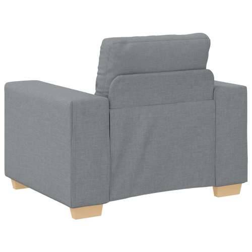 set sofa od 3 dijela s jastučićima svjetlosiva tkanina Cijena