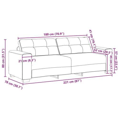 set sofa od 3 dijela s jastučićima svjetlosiva tkanina Cijena