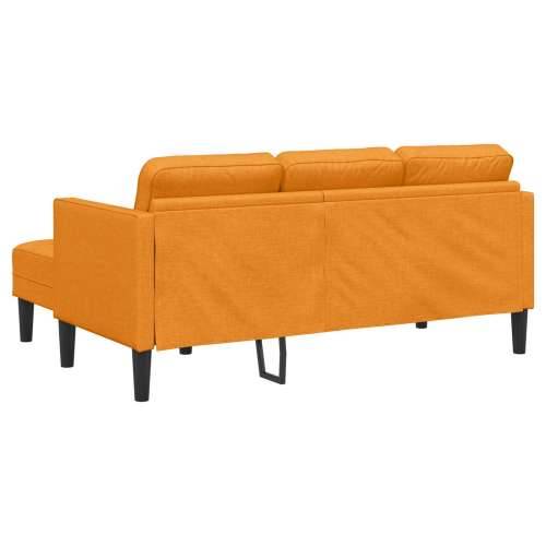 2 dijelni sofa set s jastucima tamno žuta tkanina Cijena