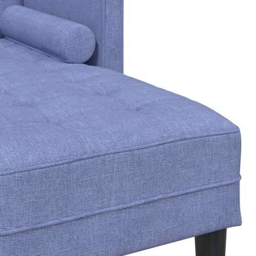Sofa Set s jastučićima Plava tkanina Cijena