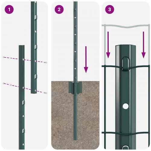 Euro Ograda Set od 2 Zelena Plastika, Metal Cijena