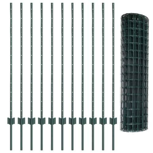 Euro Ograde s 11 U stupova Zelena 1,2x25 m Čelik Cijena