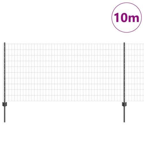 Euro ogradni panel s 10 U stupova siva 1x10 m čelik Cijena