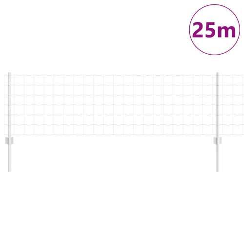 Euro Ograda s 11 U stupova Srebrna 0,6x25 m Čelik Cijena