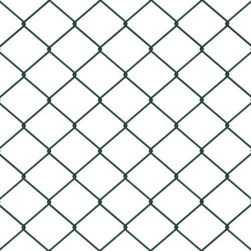 Komplet Ograde za Vrt Set od 2 Zelena Metal 25x1,5 m Izdržljiv Cijena
