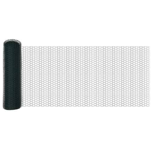 Set Ograde za Vrt Set od 2 Zelena PVC Premazani Nehrđajući Čelik Cijena