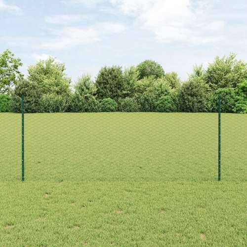 Set ograde za vrt 2 komada Zelena Metal 25 x 1 m Izdržljivo Cijena