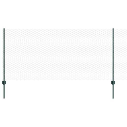 Set ograde za vrt 2 komada Zelena Metal 25 x 1 m Izdržljivo Cijena