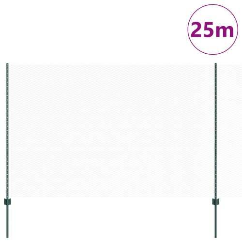 Šesterokutni set ograde Set od 2 Zelena Metal 25 x 1,5 m Cijena