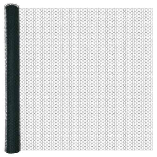 Šesterokutni set ograde Set od 2 Zelena Metal 25 x 1,5 m Cijena