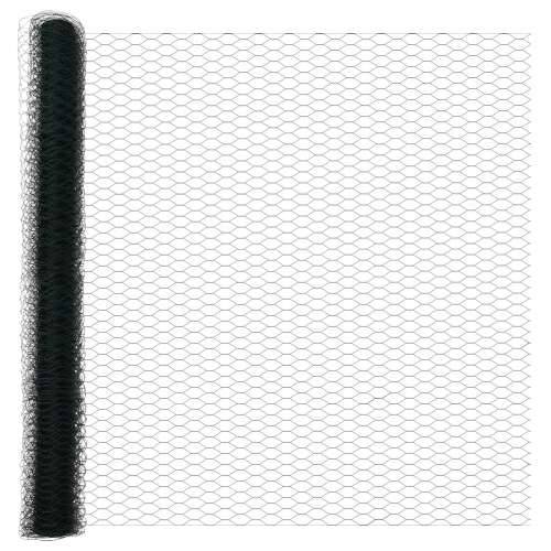 set ograde za vrt set od 2 zeleni metal, plastika 25 x 1,5 m Cijena
