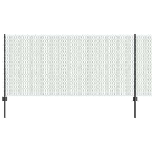 Set vrtne ograde Set od 2 Siva Metal 25 x 1 m Izdržljivo Cijena