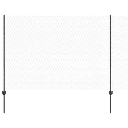 Set ograde Set od 2 Siva Čelik obložen prahom 25 x 1.5 m Cijena