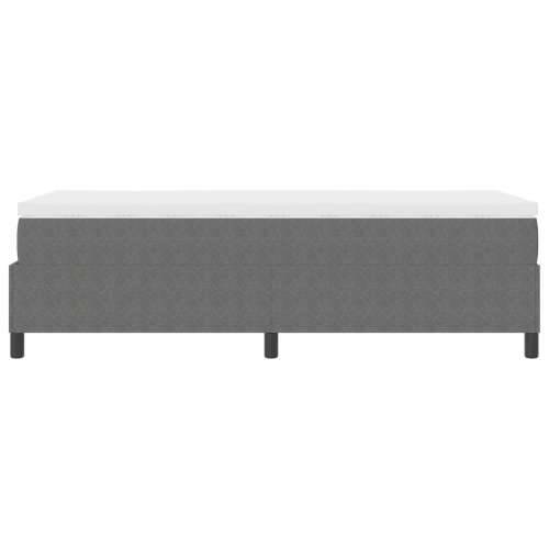Box Spring Krevet s Madracem Svijetlo Sivi 100x200 cm Kord Tkanina Cijena