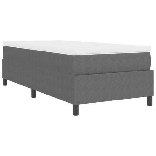 Box Spring Krevet s Madracem Svijetlo Sivi 100x200 cm Kord Tkanina Cijena