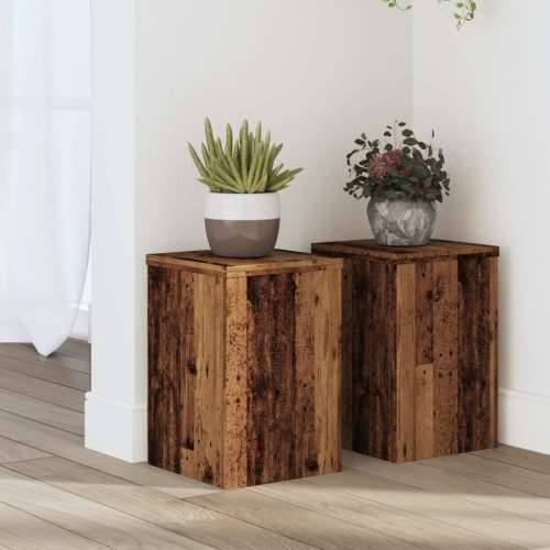 Stalci za biljke 2 kom 20x20x30 cm konstruirano drvo - Staro drvo 20 x 20 x 30 cm 2 Cijena