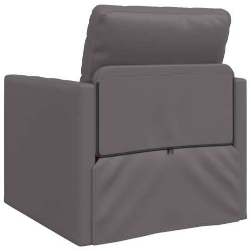 Sofa Krevet 2-u-1 Siva 74x77x81 cm Umjetna Koža Cijena