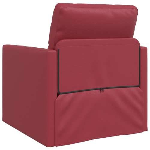 Floor Sofa Bed 2-u-1 Bordo 74x77x81 cm Umjetna koža Cijena