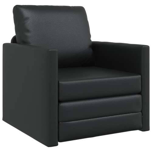 Floor Sofa Bed 2-u-1 Crna 74x77x81 cm Umjetna koža Cijena