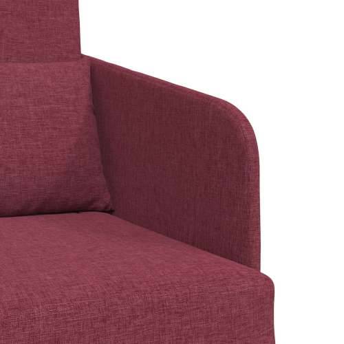 Sofa krevet na podu 2-u-1 Bordo 65x80x83 cm Tkanina Cijena