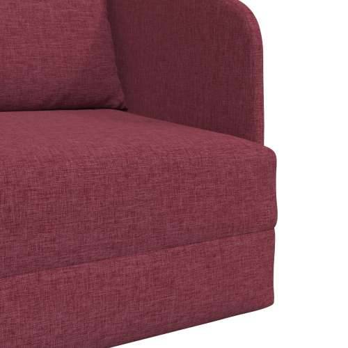 Sofa krevet na podu 2-u-1 Bordo 65x80x83 cm Tkanina Cijena