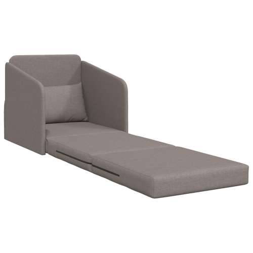 Sofa krevet 2-u-1 Taupe 65x80x83 cm Tkanina Cijena