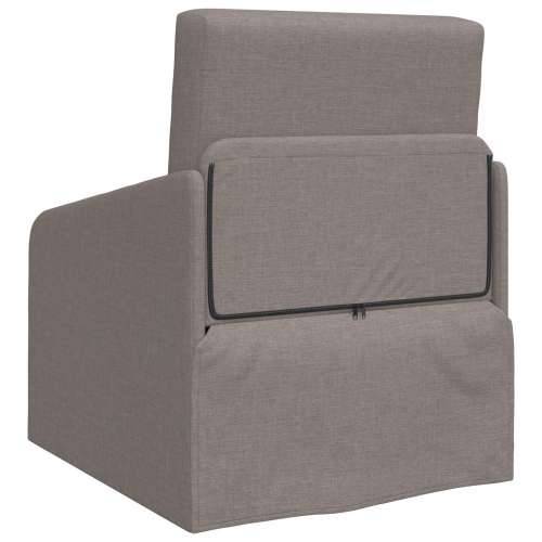Sofa krevet 2-u-1 Taupe 65x80x83 cm Tkanina Cijena