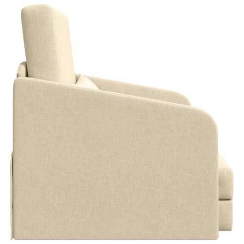 Floor Sofa Bed 2-u-1 Krem 65x80x83 cm Tkanina Cijena