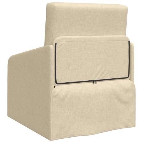 Floor Sofa Bed 2-u-1 Krem 65x80x83 cm Tkanina Cijena
