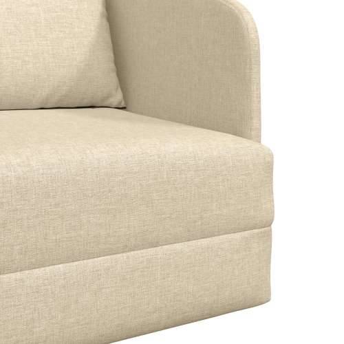Floor Sofa Bed 2-u-1 Krem 65x80x83 cm Tkanina Cijena