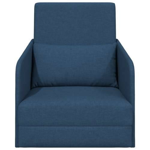 Floor Sofa Bed 2-u-1 Plava 65x80x83 cm Tkanina Cijena