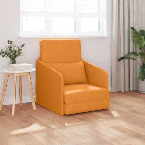 sofa krevet 2-u-1 tamno žuta 65x80x83 cm tkanina Cijena