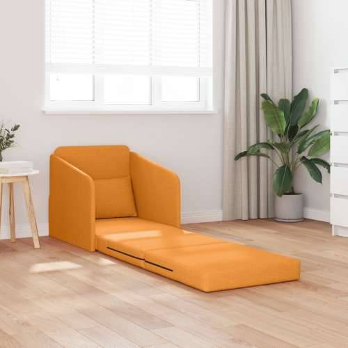 sofa krevet 2-u-1 tamno žuta 65x80x83 cm tkanina Cijena