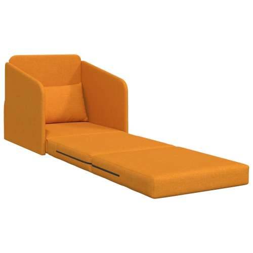 sofa krevet 2-u-1 tamno žuta 65x80x83 cm tkanina Cijena