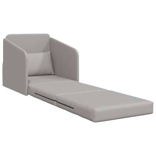 Sofa krevet na podu 2-u-1 Oblak siva 65x80x83 cm Tkanina Cijena