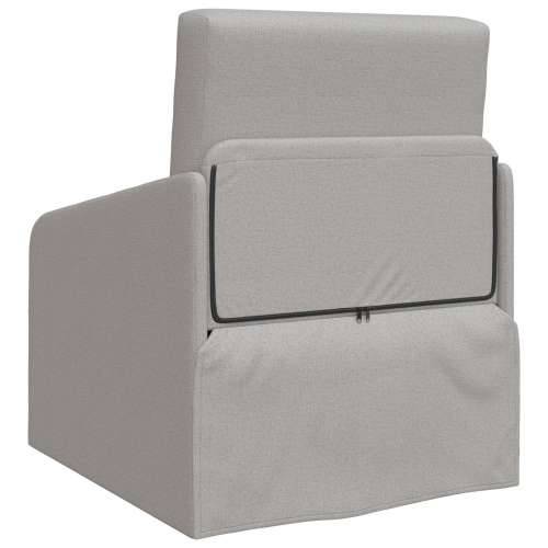 Sofa krevet na podu 2-u-1 Oblak siva 65x80x83 cm Tkanina Cijena