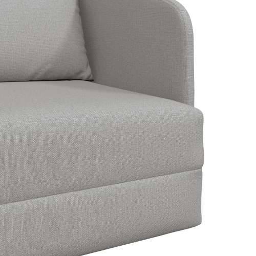 Sofa krevet na podu 2-u-1 Oblak siva 65x80x83 cm Tkanina Cijena