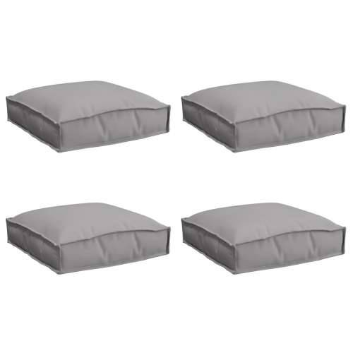 jastučići za palete 4 kom Siva 40x40x8 cm Oxford tkanina Cijena