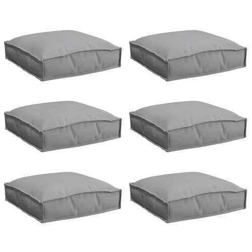 jastučići za palete za sjedenje 6 kom Sivi 40x40x8 cm Oxford tkanina Cijena