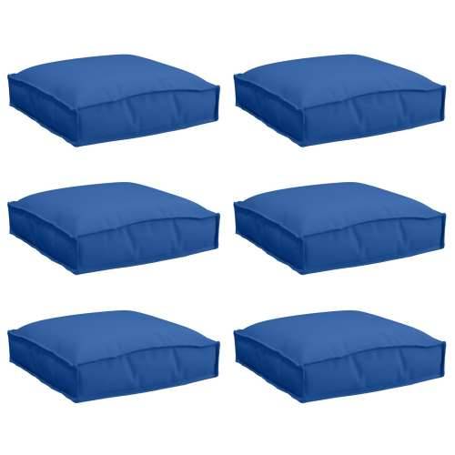 jastuci za palate za sjedenje 6 kom Kraljevsko plava 40x40x8 cm Oxford tkanina Cijena