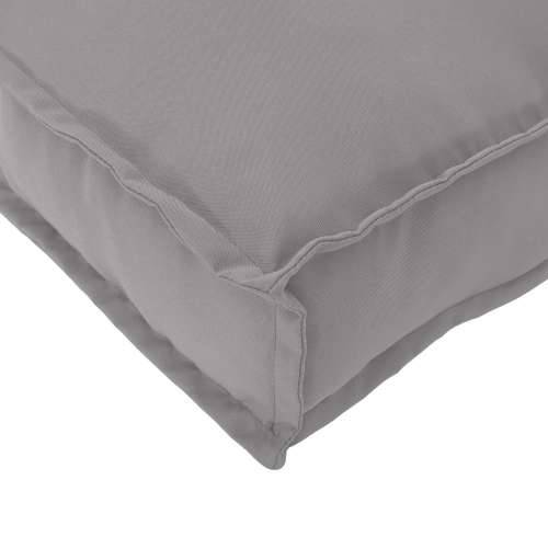Jastučić za palete Sivi 120x40x8 cm Oxford tkanina Cijena