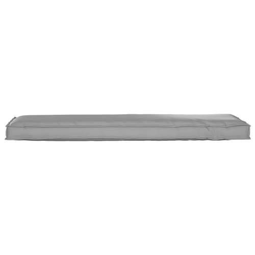 Jastučić za paletu za klupu sivi 140x40x8 cm Oxford tkanina Cijena