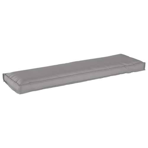 Jastučić za paletu za klupu sivi 140x40x8 cm Oxford tkanina Cijena
