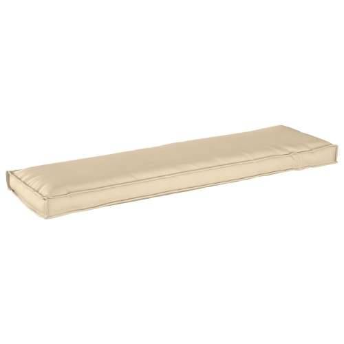 Jastučić za klupu Bež 140x40x8 cm Oxford tkanina Cijena
