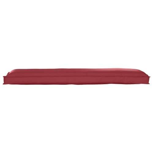 Jastučić za klupu vino crvene boje 150x40x8 cm Oxford tkanina Cijena