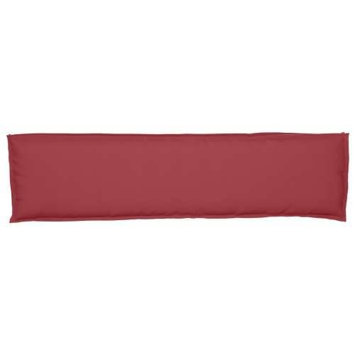 Jastučić za klupu vino crvene boje 150x40x8 cm Oxford tkanina Cijena