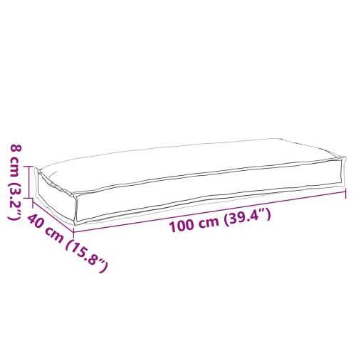 jastučići za klupe 2 kom lista 100x40x8 cm Oxford tkanina Cijena