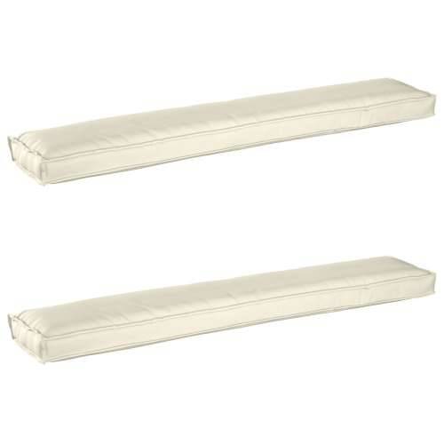 jastučići za klupu 2 kom Krem 200x40x8 cm Oxford tkanina Cijena