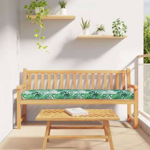 jastučići za palete za klupe 2 kom Uzorak lišća 200x40x8 cm Oxford tkanina Cijena